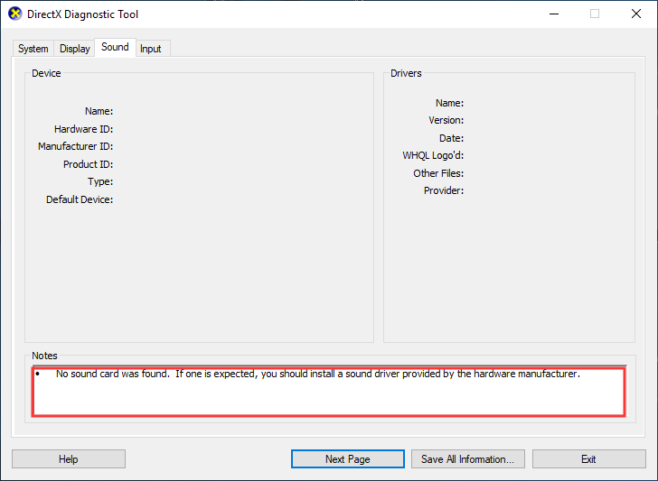 DirectX Diagnostic Tool Download